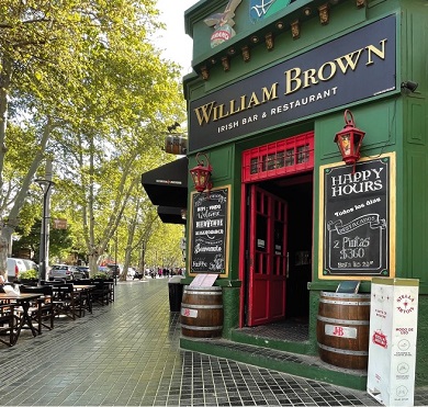 WILLIAM BROWN, un bar irlandés que llega a GAF